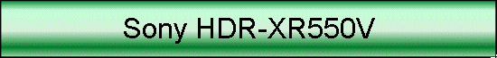 Sony HDR-XR550V