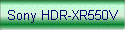 Sony HDR-XR550V