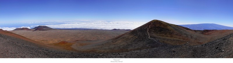 Descent Mauna Kea Panoramic